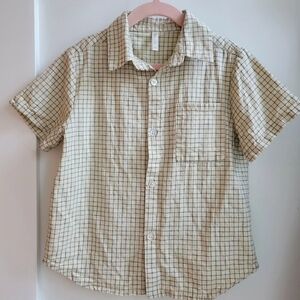 Rylee & Cru linen blend button-up boys 5t